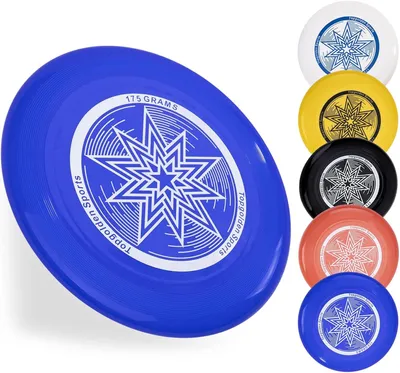 Produktbild von Ultimative Frisbeescheibe 5 Stück, 175 Gramm, 27 Cm Durchmesser, Für Wettkämpfe Und Outdoor-Spiele
