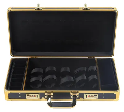 Image de Mallette de coiffeur en aluminium - Mallette de rangement - Verrouillable - Compartiments réglables - Pour ciseaux et outils de coiffure - Pour maquillage et accessoires - Portable