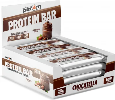 Produktbild von Per4m Protein Bar (12x62g) Chocotella - Riegel - Protein-Riegel