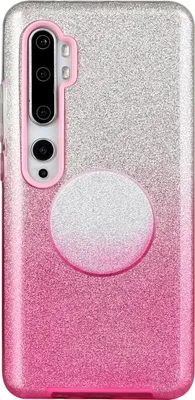 Produktbild von Für XIAOMI CC9E/A3/10 PRO/K20/K20 pro Handy Case Gradient Farbe Glitzer Pulverabdeckung mit Airbag Bracket Pink