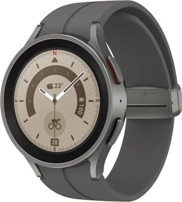 Produktbild von Samsung Galaxy Watch5 Pro , 3,56 cm (1.4"), OLED, Touchscreen, 16 GB, GPS, 46,5 g