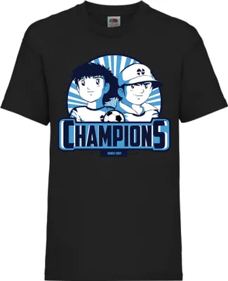 Produktbild von Kinder T-Shirt Captain Tsubasa 01 Captain Tsubasa, 5-6 Jahr - 116 / Schwarz