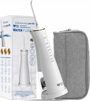 Obrázok produktu pre Bezdrôtový ústny irigátor Herz Medical s 5 režimami a 5 nástavcami, výrobca Herz Medical Instruments