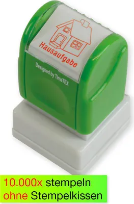 Produktbild von TimeTEX Siebdruck-Stempel "Perpetuum", "Hausaufgaben-Haus"