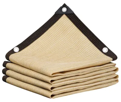 Produktbild von 96% rechteckiges Sonnensegel, Schattierungsnetz, verstärktes und verdicktes Schattierungsnetz, PES-Polyester, mit UV-Schutz (3X4M)