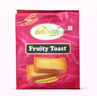 Zdjęcie produktu dla Owocowy rusk Delifresh Fruity Toast 400g - lekko słodki chrupiący