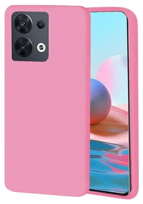 Productafbeelding van BELINE telefoonhoesje voor de OPPO Reno 8, lichtroze/lichtroze