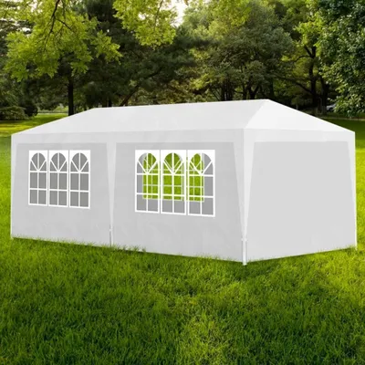 Produktbild von "2026 Promotion" Partyzelt 3x6 m Weiß - Pavillons & Partyzelte CC32509