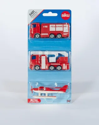 Produktbild von SIKU Blistersatz - Feuerlöschset, 3 Stück