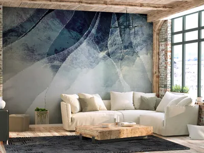 Produktbild von Vlies Fototapete Abstrakt 400x280 cm Tapeten Wandtapete XXL 3D Effekt Marmoroptik wie gemalt a-A-10216-a-c
