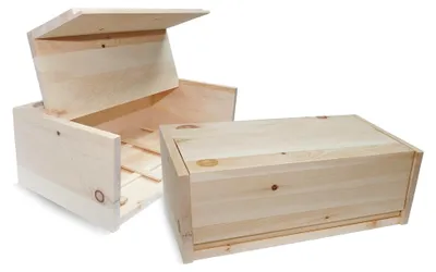 Produktbild von Zirben-Brotkasten aus Zirbenholz - Hygienische Aufbewahrungsbox 45x16x25cm