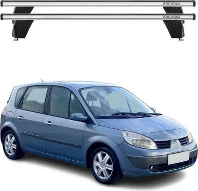 Produktbild von Menabo Dachträger Grundtäger für Renault Scenic mk2 2003-2009 75kg Alu Silber 2x