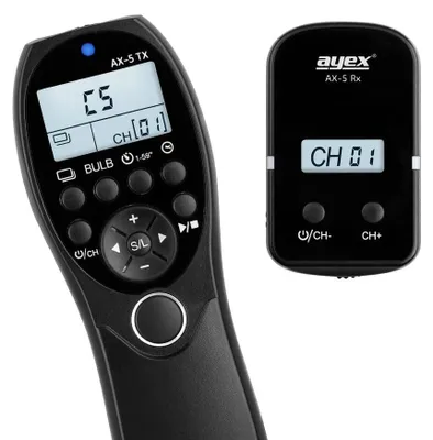 Zdjęcie produktu dla Pilot zdalnego sterowania bezprzewodowy do kamer Sony z wyświetlaczem LCD
