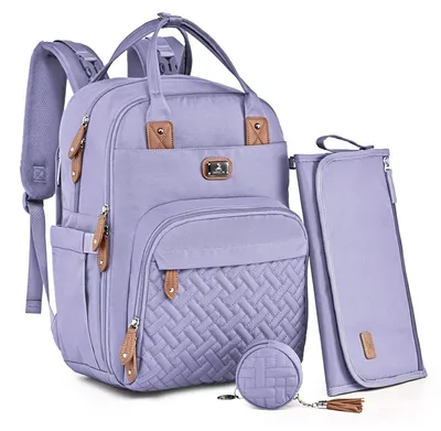 Immagine prodotto di Elzusha - Borsa da viaggio per bambini grande, con tappetino per il cambio e tasche multifunzionali