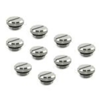 Produktbild von XSPC Verschlussstopfen V2 G1/4 Zoll AG - 10er Pack, chrome