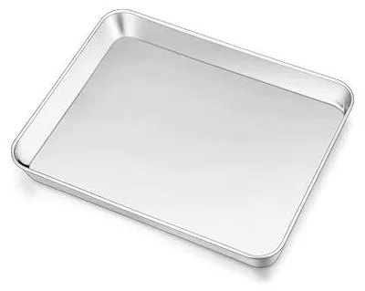 Zdjęcie produktu dla Blacha do pieczenia stal nierdzewna prostokątna 31 5X24 6 cm kuchnia
