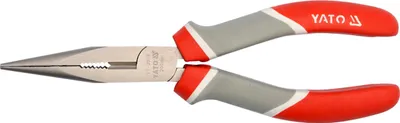 Obrázek produktu pro Yato YT-2018, Špičaté kleště, Šedá, Červená, 200 mm, 267 g