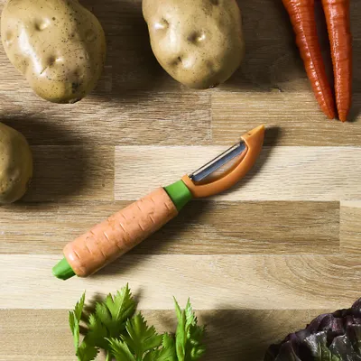 Image de Epluche Legume Manche Carotte