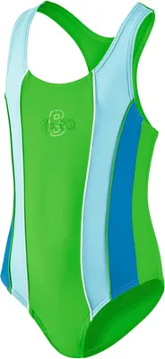 Produktbild von BECO Mädchen Kinder Badeanzug Schwimmanzug Einteiler Größe 164 grün