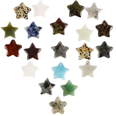 Kristallsterne Set 20 Stück 2 cm bunt für Anfänger