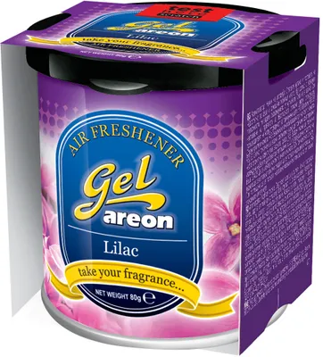 Produktbild von 2x Original Areon Gel CAN Auto Duftdose Duftbaum Lufterfrischer + DECKEL Flieder