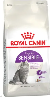 Zdjęcie produktu dla Royal Canin Sensible 33, Dorosły, Każda rasa, Drób, Ryż, 4 kg, Zawiera przeciwutleniacze