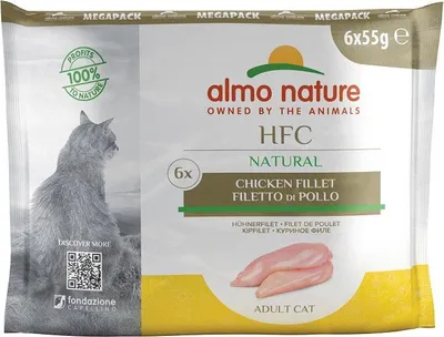 Immagine prodotto di Almo Nature HFC Natural 6x55g confezione da 8 | Filetto di pollo