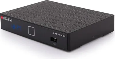 Produktbild von RED OPTICUM AX UHD 1500 4K Box Android Ultra HD DVB-S2 Receiver PVR Ready