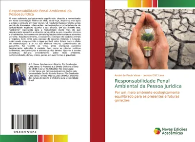 Produktbild von Responsabilidade Penal Ambiental da Pessoa Jurídica