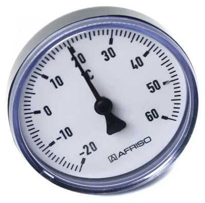 Produktbild von AFRISO Bimetall-Zeigerthermometer DN 15