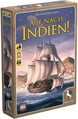Produktbild von Pegasus Spiele 18310G - Kartenspiele, Auf nach Indien