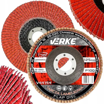 Obrázek produktu pro Verke Brusný lamelový kotouč keramický 125 mm P100