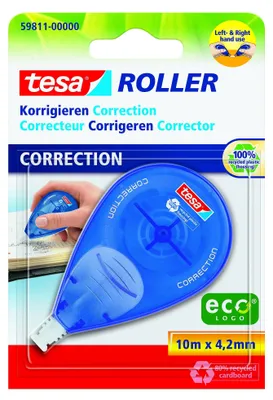Produktbild von TESA 59811-0000-01, Blau, 10 m, 4,2 mm, Sichtverpackung