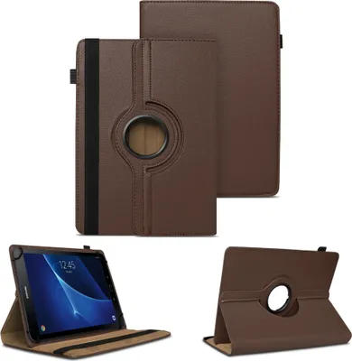 Produktbild von Tablet Hülle für Samsung Galaxy Tab A6 10.1 2016 360° Drehbar Case Cover SchutzFarben:Braun