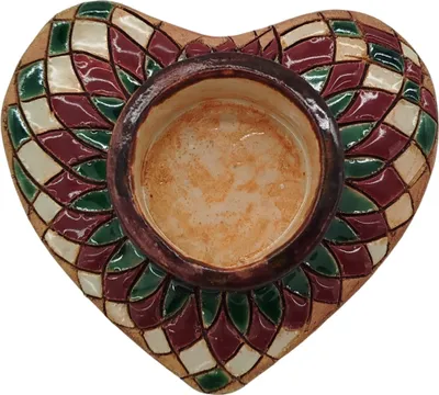 Obrázek produktu pro Svíčka „Mandala“ ve tvaru srdce