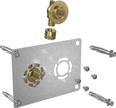 Produktbild von Watts Robifix Gliss Installationsset für Armaturen, Abstand 50 mm, Gewinde 3/8, Rohr Ø 13x16 für Gipskartonwände