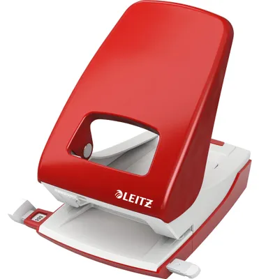 Image de Leitz 5138-00-25 5138 Perforateur de bureau NeXXt Fort - 40 feuilles, rouge