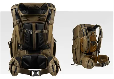 Imagen del producto de Mochila fotográfica K&F CONCEPT KF13.206 STAR WANDER de 30 litros, color marrón (caqui)