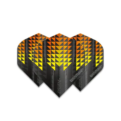 Produktbild von Winmau Dartflights Winmau Flights Prism Alpha Schwarz & Orange 6915-175