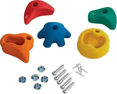 Produktbild von Klettersteine bunt 5 Stück Ø 100 - 120 mm