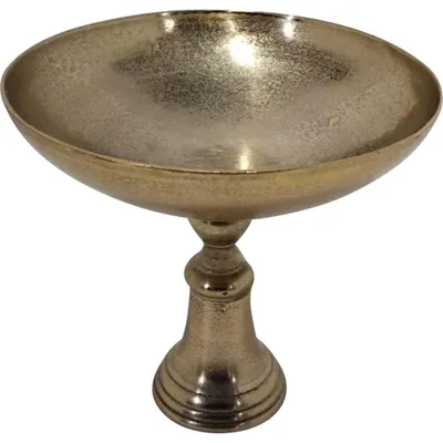 Produktbild von Deko Schale Schüssel auf Fuß gold ø41x30cm Aluminium
