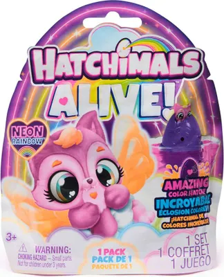 Immagine prodotto di Hatchimals Confezione Unica Arcobaleno Neon