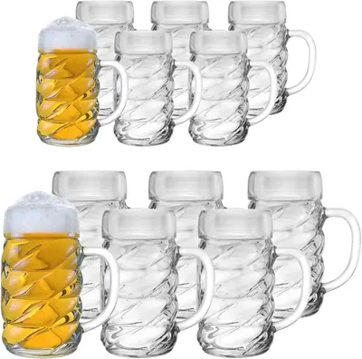 Produktbild von Stölzle Oberglas DIAMOND Bierkrüge 0,5 l + 1 l 12er Set