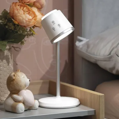LED-Tafellamp 6 W, 300 lm, 1500 mAh, 4-in-1, dimmbar, weiß