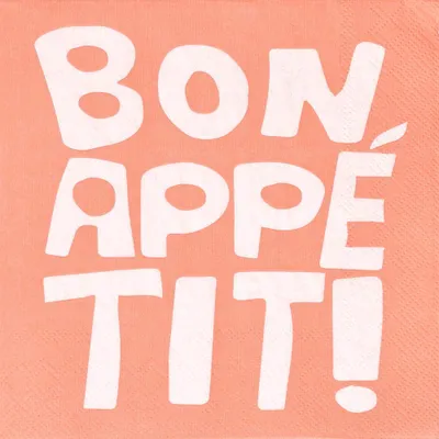 Produktbild von Räder Serviette 33x33cm Bon Appetit