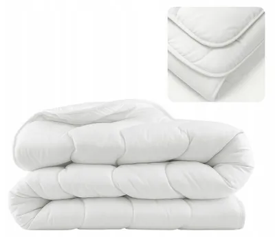 Produktbild von Bettdecke - Ganzjährig - 200x220 cm - Medium - Weiß - aus Mikrofaster und SILIKON
