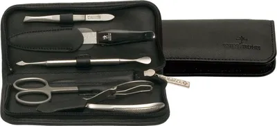 Zdjęcie produktu dla 8031038 Windrose Nappa Manicure z lamówką od Zwilling/Sollingen 14 cm Windrose Nappa Manicure z lamówką od Zwilling/Sollingen 14 cm Windrose