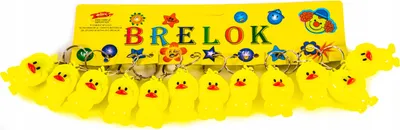Zdjęcie produktu dla Kaczka Żółty Brelok Zawieszka Do Kluczy Zestaw