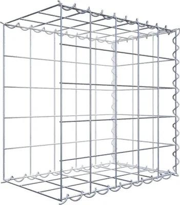 Obrázek produktu pro Přídavný gabion typ 2 50 cm x 50 cm x 30 cm (D x V x H), velikost ok 10 cm x 10 cm, spirála