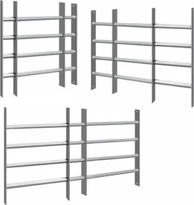 Produktbild von Bc-elec - AWB-603 Ausziehbares Fenstergitter, Fensterschutzgitter, Sicherheitsgitter 60x100 bis 150cm